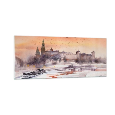 Glass picture - Royal Sunset - 100x40 cm