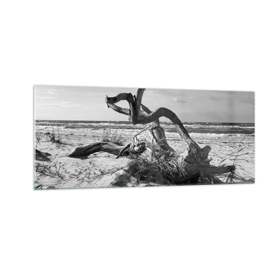 Glass picture - Seaside Sculpture - 100x40 cm