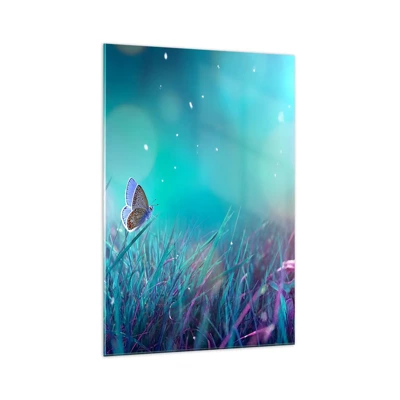 Glass picture - Secret Life of a Meadow - 70x100 cm
