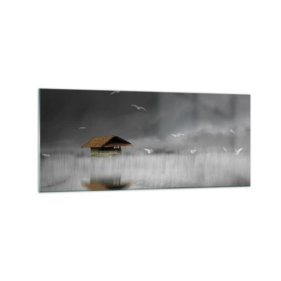 Glass picture - Shelter from the Rain - 120x50 cm