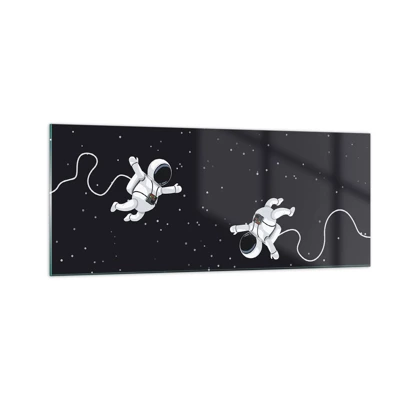 Glass picture - Space Dance - 100x40 cm