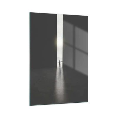 Glass picture - Step to Bright Future - 50x70 cm
