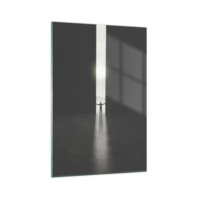 Glass picture - Step to Bright Future - 70x100 cm