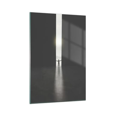 Glass picture - Step to Bright Future - 80x120 cm