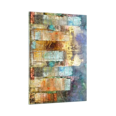 Glass picture - Sunny Metropolis - 50x70 cm