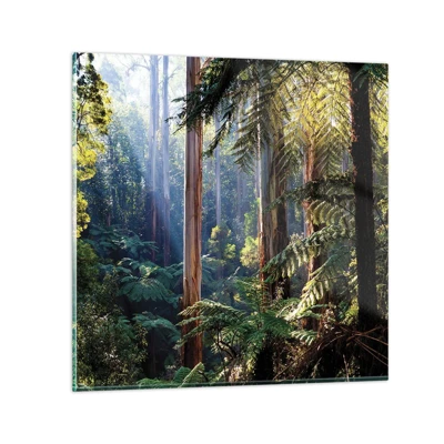 Glass picture - Tale of a Forest - 40x40 cm