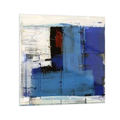 Glass picture - The Secret of Blue - 50x50 cm