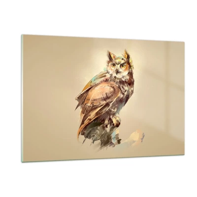 Glass picture - The Wisest Owl - 120x80 cm