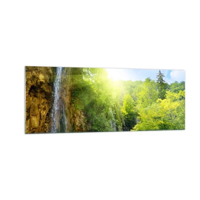 Glass picture - This Must Be Eden - 140x50 cm