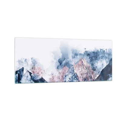 Glass picture - Those Summits! - 100x40 cm