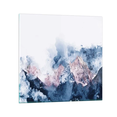 Glass picture - Those Summits! - 30x30 cm