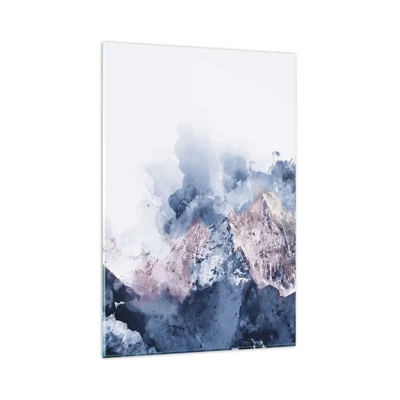 Glass picture - Those Summits! - 80x120 cm