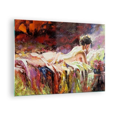 Glass picture - Thoughtful Venus - 70x50 cm