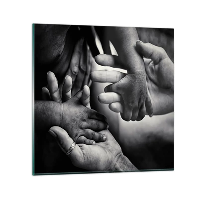 Glass picture - To be a Man - 50x50 cm