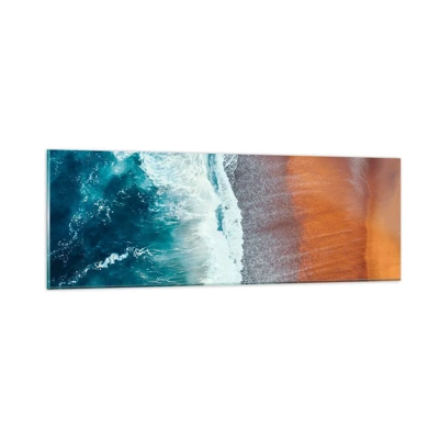 Glass picture - Touch of the Ocean - 90x30 cm