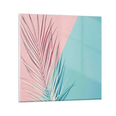 Glass picture - Tropical impression - 40x40 cm