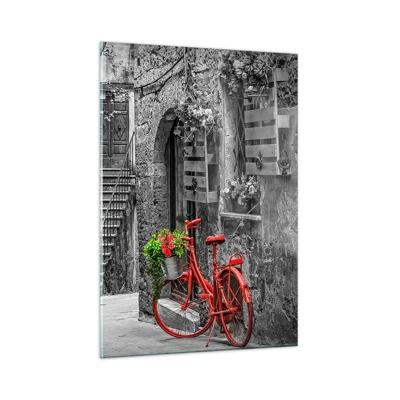 Glass picture - Tuscan Alley - 50x70 cm