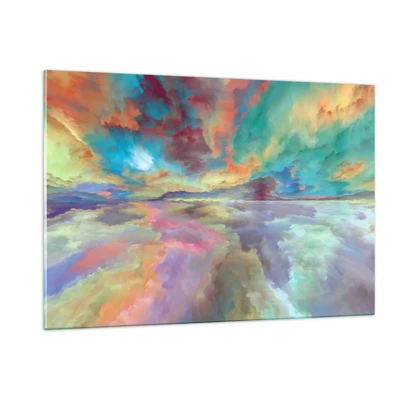 Glass picture - Two Skies - 120x80 cm