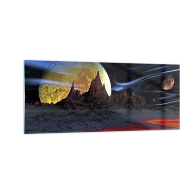 Glass picture - Unknown World - 100x40 cm