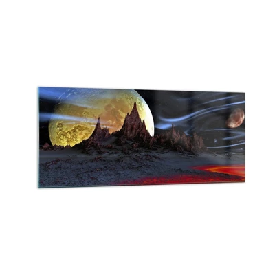 Glass picture - Unknown World - 120x50 cm