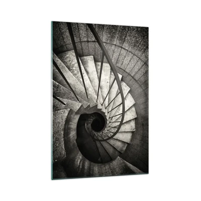 Glass picture - Up the Stairs and Down the Stairs - 70x100 cm