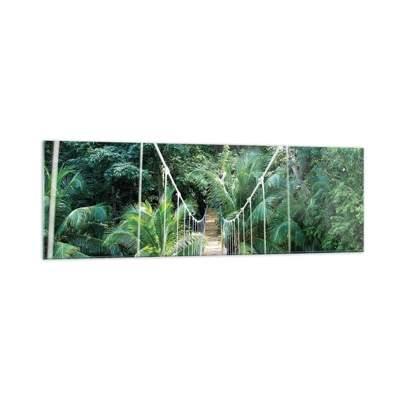 Glass picture - Welcome to the Jungle! - 160x50 cm