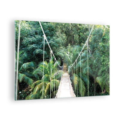 Glass picture - Welcome to the Jungle! - 70x50 cm