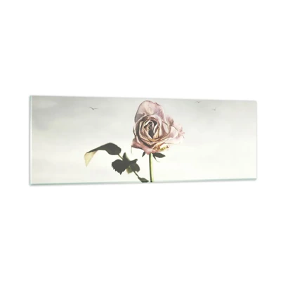 Glass picture - Welcoming of Spring - 90x30 cm