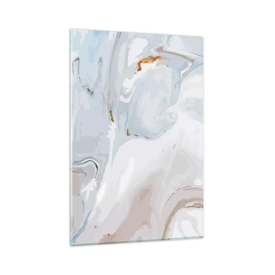 Glass picture - White Fusion - 80x120 cm