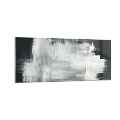 Glass picture - Woven from the Vertical and the Horizontal - 100x40 cm
