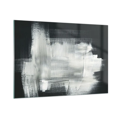 Glass picture - Woven from the Vertical and the Horizontal - 100x70 cm
