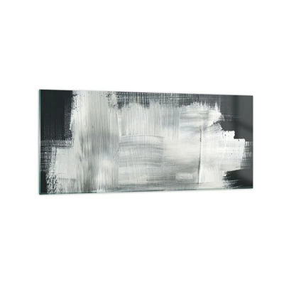 Glass picture - Woven from the Vertical and the Horizontal - 120x50 cm