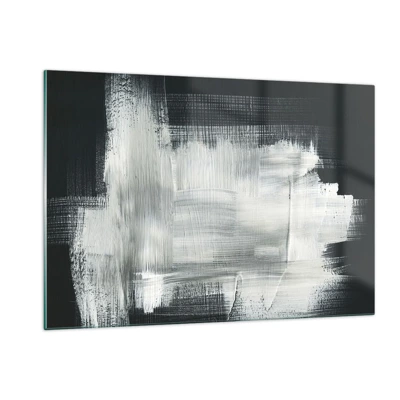 Glass picture - Woven from the Vertical and the Horizontal - 120x80 cm