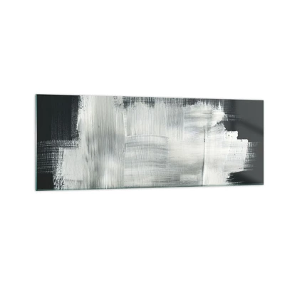 Glass picture - Woven from the Vertical and the Horizontal - 140x50 cm