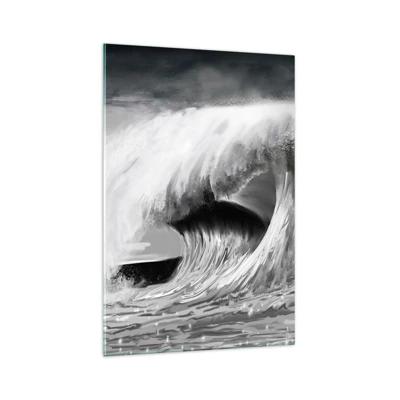 Glass picture - Wrath of the Ocean - 70x100 cm