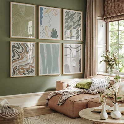 Green olive garden - Inspiration for the living room