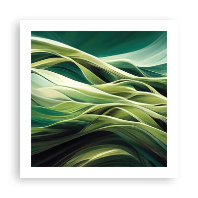 Poster - Abstract Playing Green - 50x50 cm