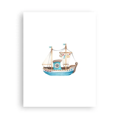 Poster - Ahoy, Adventure! - 30x40 cm