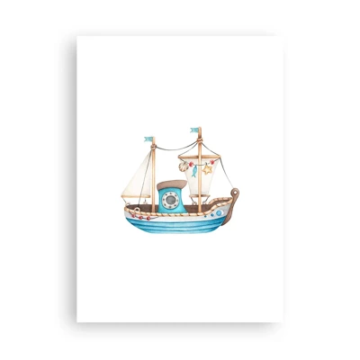 Poster - Ahoy, Adventure! - 50x70 cm