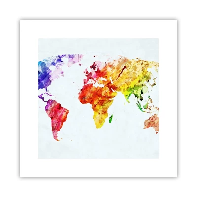 Poster - All Colours of Light - 30x30 cm