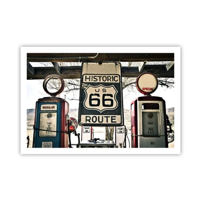 Poster - American Retro Trip - 91x61 cm