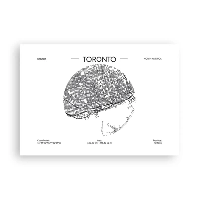 Poster - Anatomy of Toronto - 100x70 cm