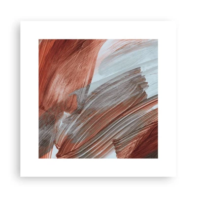 Poster - Autumnal and Windy Abstract - 30x30 cm
