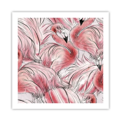 Poster - Bird Corps de Ballet - 60x60 cm