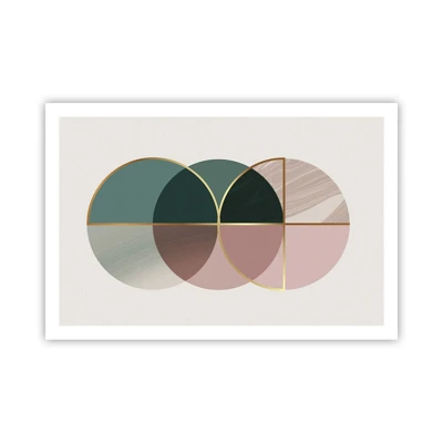 Poster - Circle after Circle - 91x61 cm