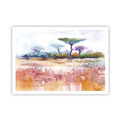 Poster - Colour of Savannah - 100x70 cm