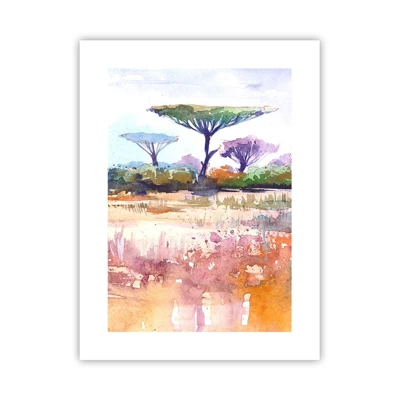 Poster - Colour of Savannah - 30x40 cm