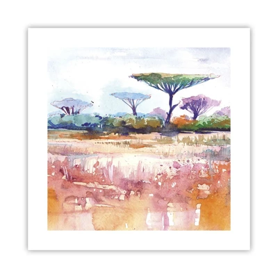 Poster - Colour of Savannah - 40x40 cm