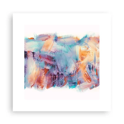 Poster - Colourful Mess - 30x30 cm