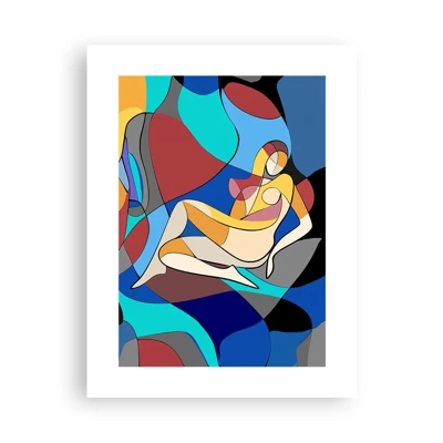 Poster - Cubist Nude - 30x40 cm